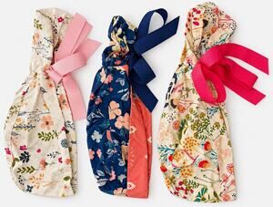 Women's Set of 3 Floral KimKaps Scrub Caps Multicolor